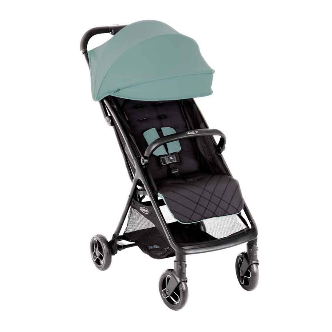 Graco Myavo Quick Folding Pushchair with Raincover Mint GS2107BBMNT000 at Zubaidas