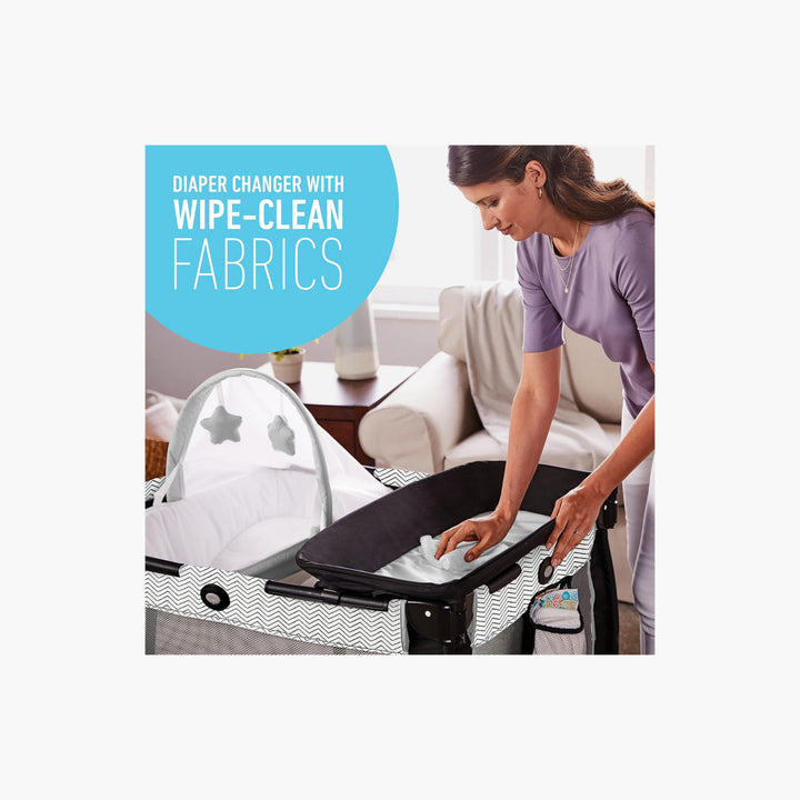 Graco Pack N Play Care Suite Playard Zagg 9AR150ZAGCA 2083023 at Zubaidas Best Baby Store in Pakistan