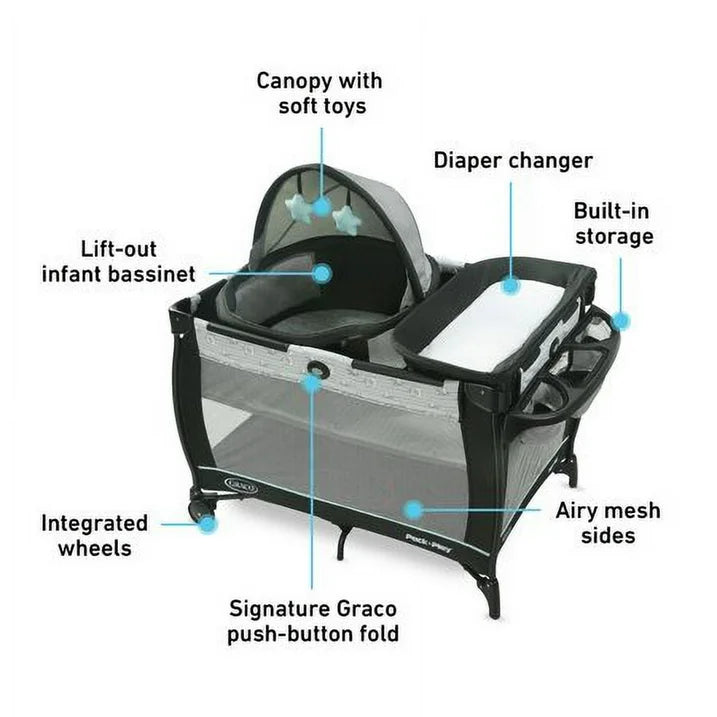 Graco Pack N Play Travel Dome Playard LXDLX Archie 9AC60ACI 2111366 at Zubaidas Online Pakistan