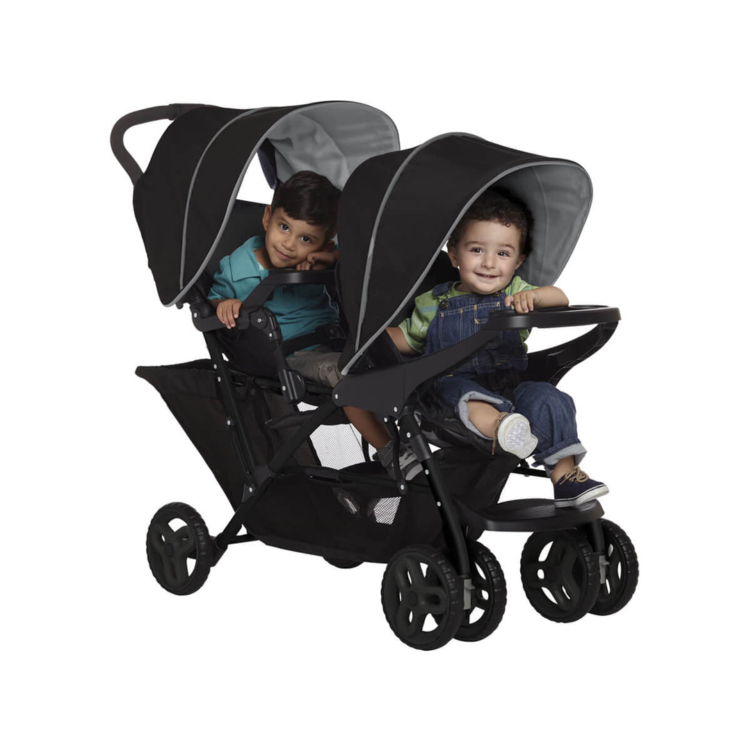 Graco Stadium Duo Tandem Pushchair Double Stroller Black 6L199BGRU at Zubaidas Best Online Baby Store in Pakistan
