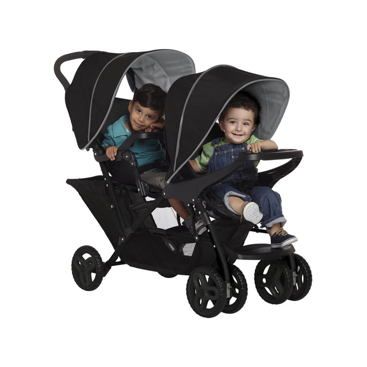 Graco Stadium Duo Tandem Pushchair Double Stroller Black 6L199BGRU at Zubaidas Best Online Baby Store in Pakistan
