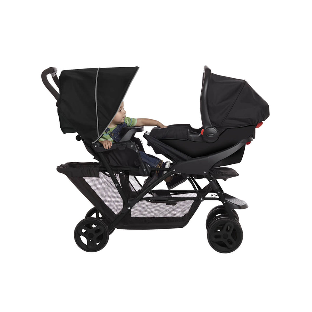 Graco Stadium Duo Tandem Pushchair Double Stroller Black 6L199BGRU at Zubaidas Best Baby Shop in Pakistan