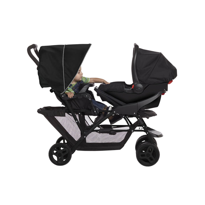 Graco Stadium Duo Tandem Pushchair Double Stroller Black 6L199BGRU at Zubaidas Best Baby Shop in Pakistan
