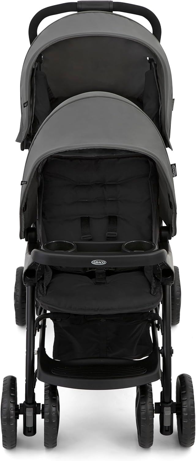 Graco Stadium Duo Tandem Pushchair Double Stroller Titanium 6L199TTNEU at Zubaidas Official Pakistan