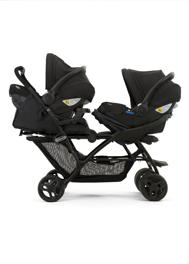 Graco Stadium Duo Tandem Pushchair Double Stroller Titanium 6L199TTNEU at Zubaidas Best Baby Store in Pakistan