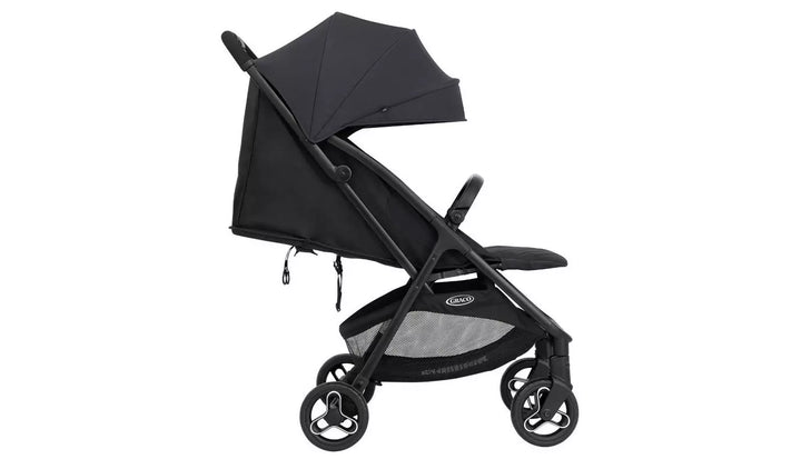 Graco travel system Myavo Trio Quick-Folding Cabin Size Stroller with SnugLite i-Size Car Seat and Carrycot Midnight G-GT2107CAMDN00 at Zubaidas Official Pakistan