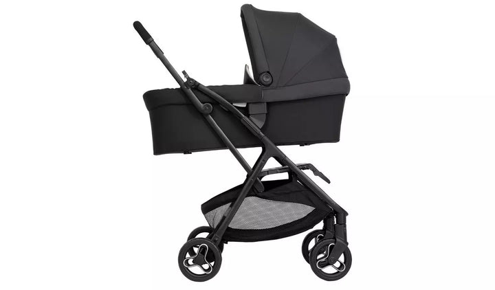 Graco travel system Myavo Trio Quick-Folding Cabin Size Stroller with SnugLite i-Size Car Seat and Carrycot Midnight G-GT2107CAMDN00 at Zubaidas Pakistan