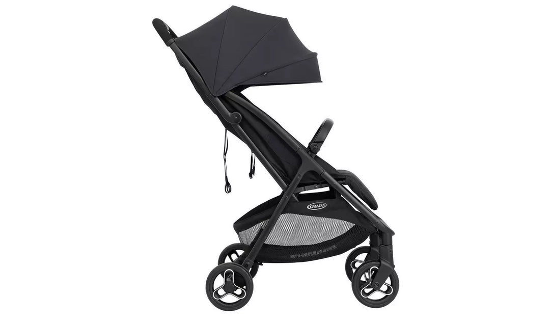 Graco travel system Myavo Trio Quick-Folding Cabin Size Stroller with SnugLite i-Size Car Seat and Carrycot Midnight G-GT2107CAMDN00 at Zubaidas Online Pakistan