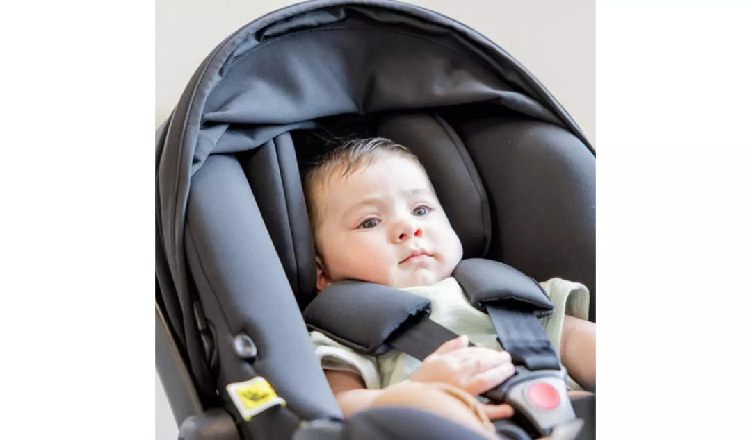Graco travel system Myavo Trio Quick-Folding Cabin Size Stroller with SnugLite i-Size Car Seat and Carrycot Midnight G-GT2107CAMDN00 at Zubaidas Graco Babyshop Pakistan