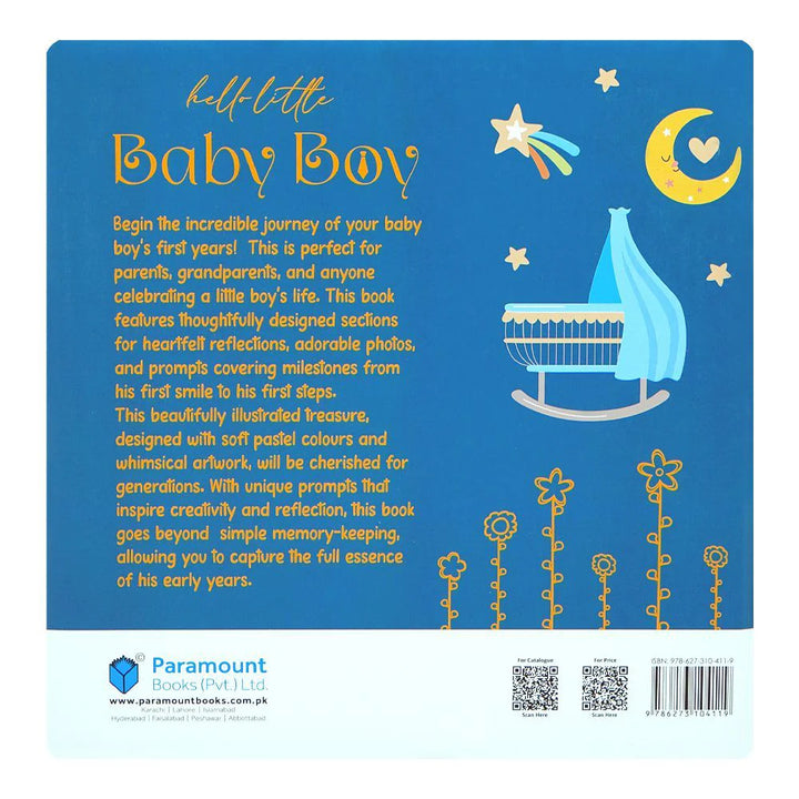 Hello Little Baby Boy Padded Book at Zubaidas Best Online Baby and Kids Store in Pakistan