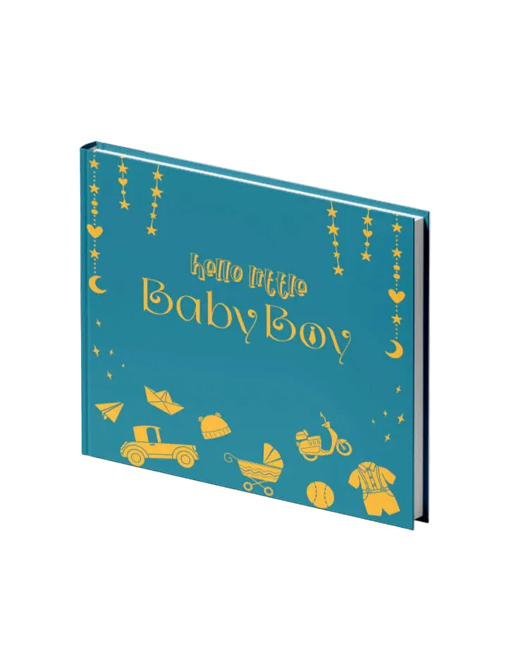 Hello Little Baby Boy Padded Book at Zubaidas