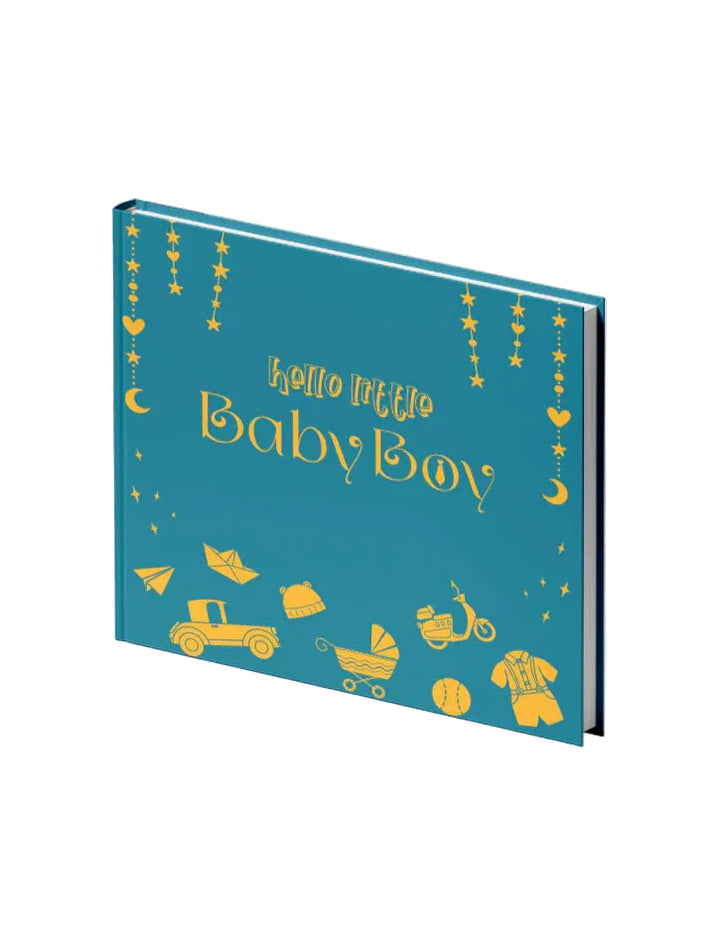 Hello Little Baby Boy Padded Book at Zubaidas
