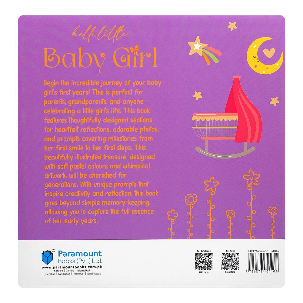Hello Little Baby Girl Padded Book at Zubaidas Best Online Baby and Kids Store in Pakistan