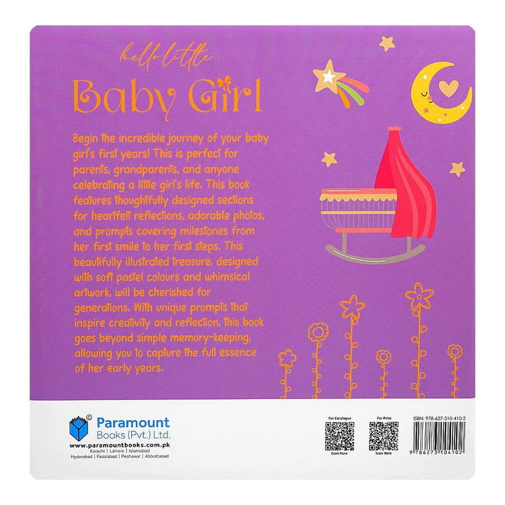 Hello Little Baby Girl Padded Book at Zubaidas Best Online Baby and Kids Store in Pakistan