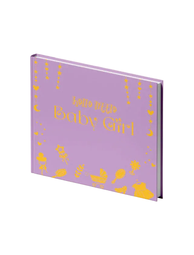 Hello Little Baby Girl Padded Book at Zubaidas