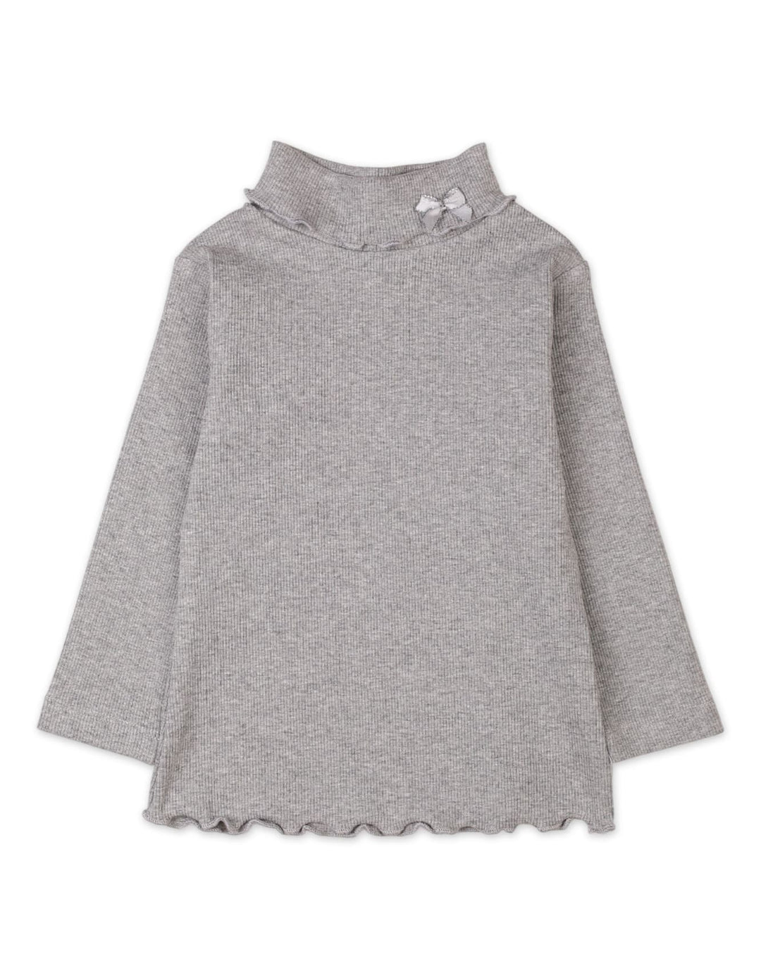 High Neck Bambies Bow Grey at Zubaidas