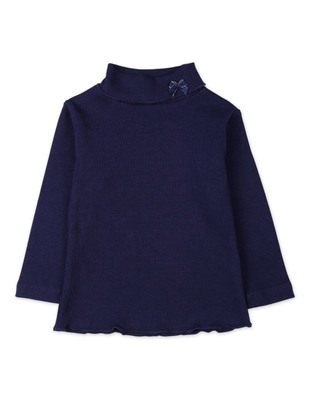 High Neck Bambies Bow Navy Blue at Zubaidas