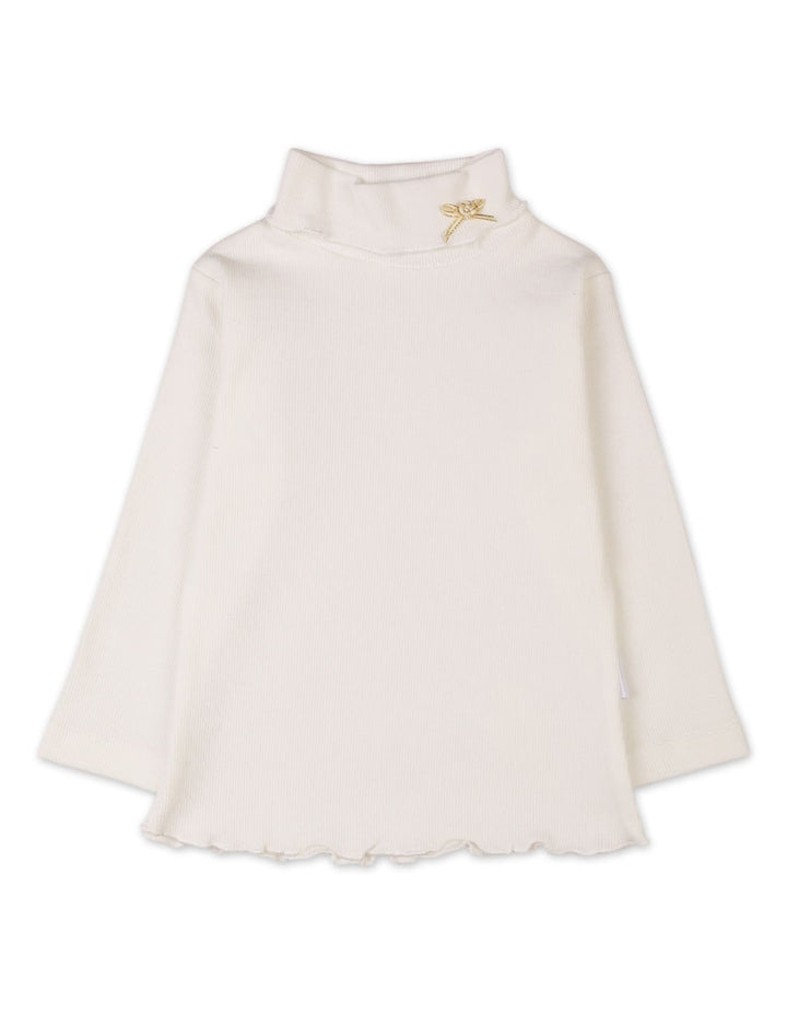 High Neck Bambies Bow Off White at Zubaidas