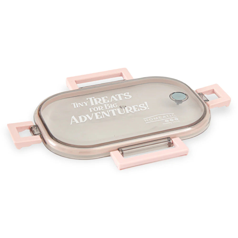 Homeatic Adventure Compact Stainless Steel Pink 710 ML Lunch Box at Zubaidas Online Pakistan