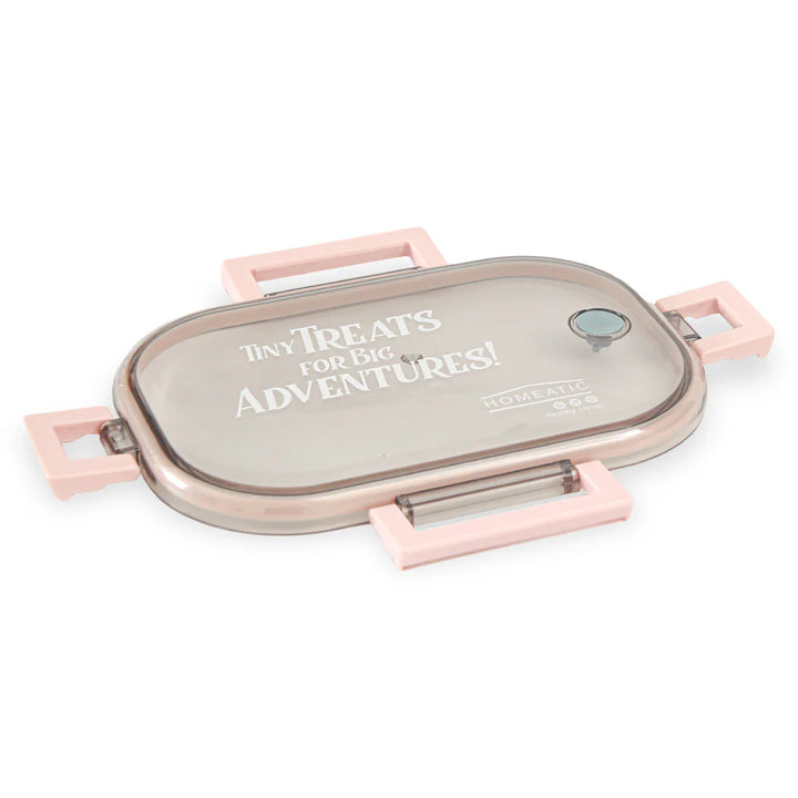 Homeatic Adventure Compact Stainless Steel Pink 710 ML Lunch Box at Zubaidas Online Pakistan