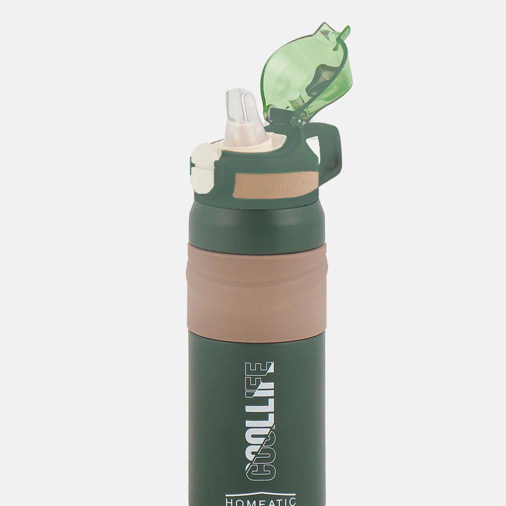 Homeatic Cool Life Vacuum Flask 650ML Green Steel Water Bottle at Zubaidas Official Pakistan