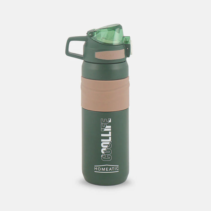 Homeatic Cool Life Vacuum Flask 650ML Green Steel Water Bottle at Zubaidas Online Pakistan