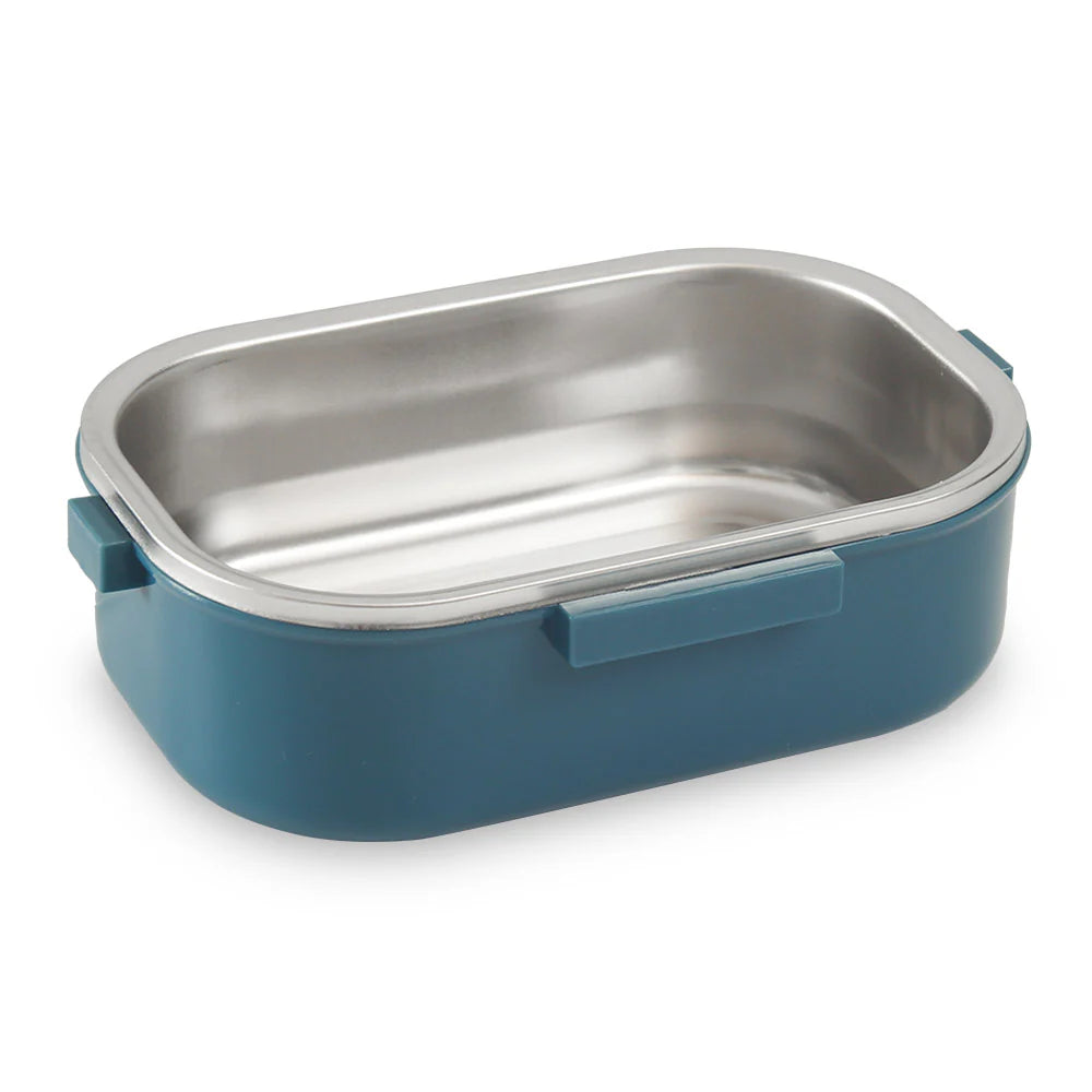 Homeatic Duo Layer Bento Stainless Steel Blue 980 ML Lunch Box at Zubaidas Official Pakistan