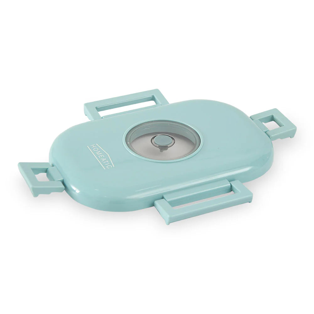 Homeatic Duo Layer Bento Stainless Steel Blue 980 ML Lunch Box at Zubaidas Online Pakistan