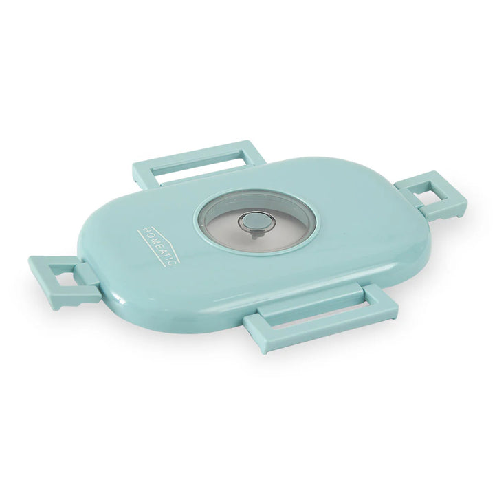 Homeatic Duo Layer Bento Stainless Steel Blue 980 ML Lunch Box at Zubaidas Online Pakistan