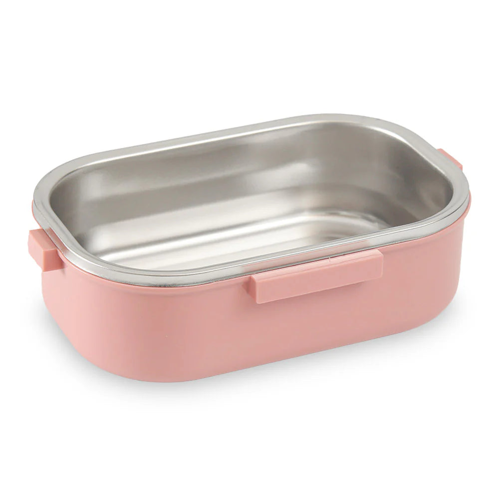 Homeatic Duo Layer Bento Stainless Steel Pink 980 ML Lunch Box at Zubaidas Official Pakistan