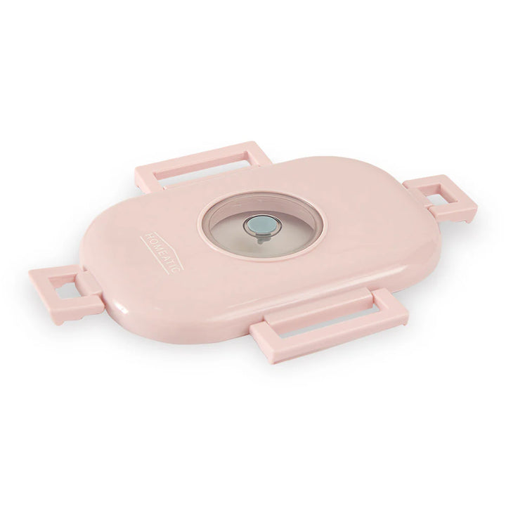 Homeatic Duo Layer Bento Stainless Steel Pink 980 ML Lunch Box at Zubaidas Online Pakistan