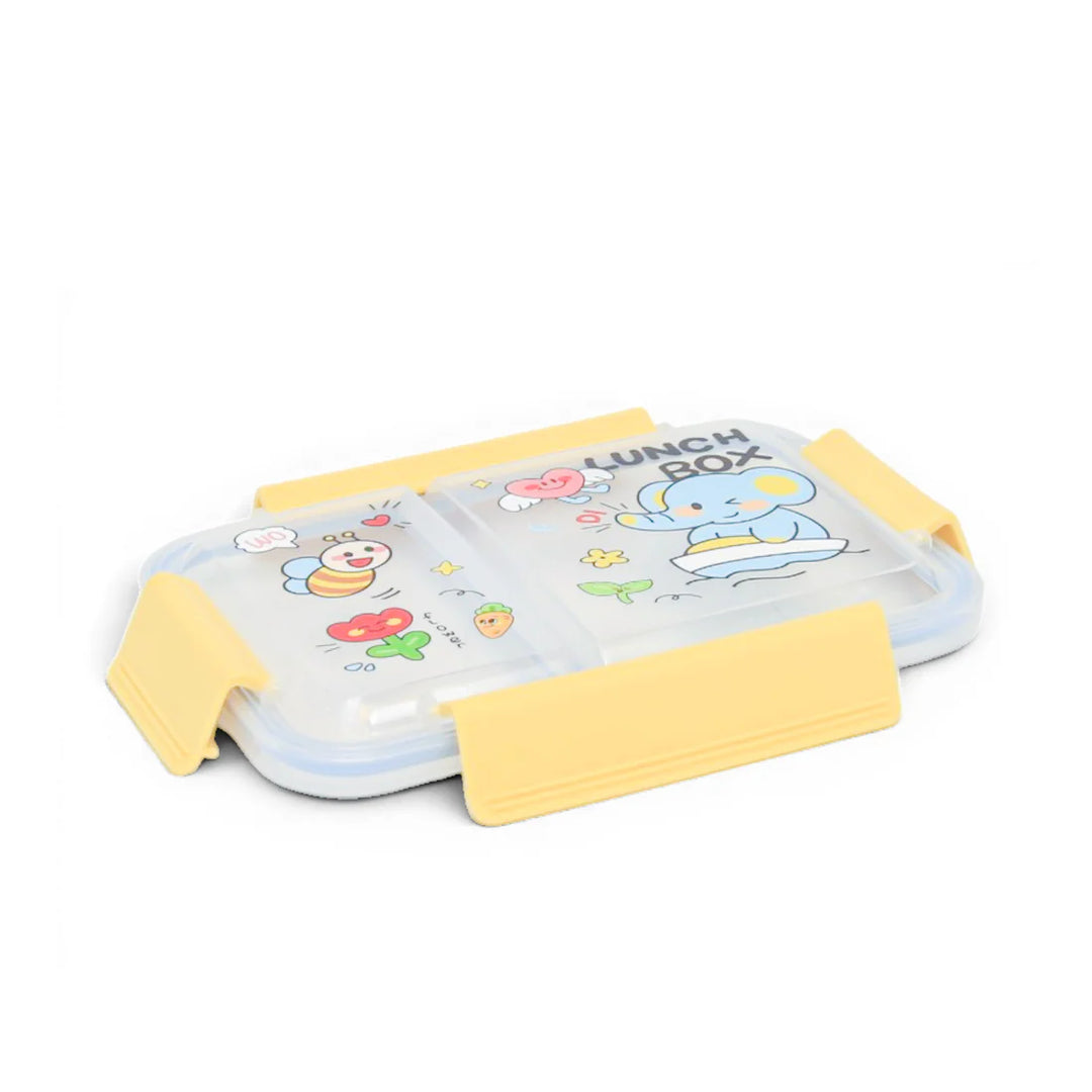 Homeatic Dreamy Friends Plastic Purple 1 Ltr Lunch Box with Cutlery at Zubaidas Best Online Baby and Kids Store in Pakistan