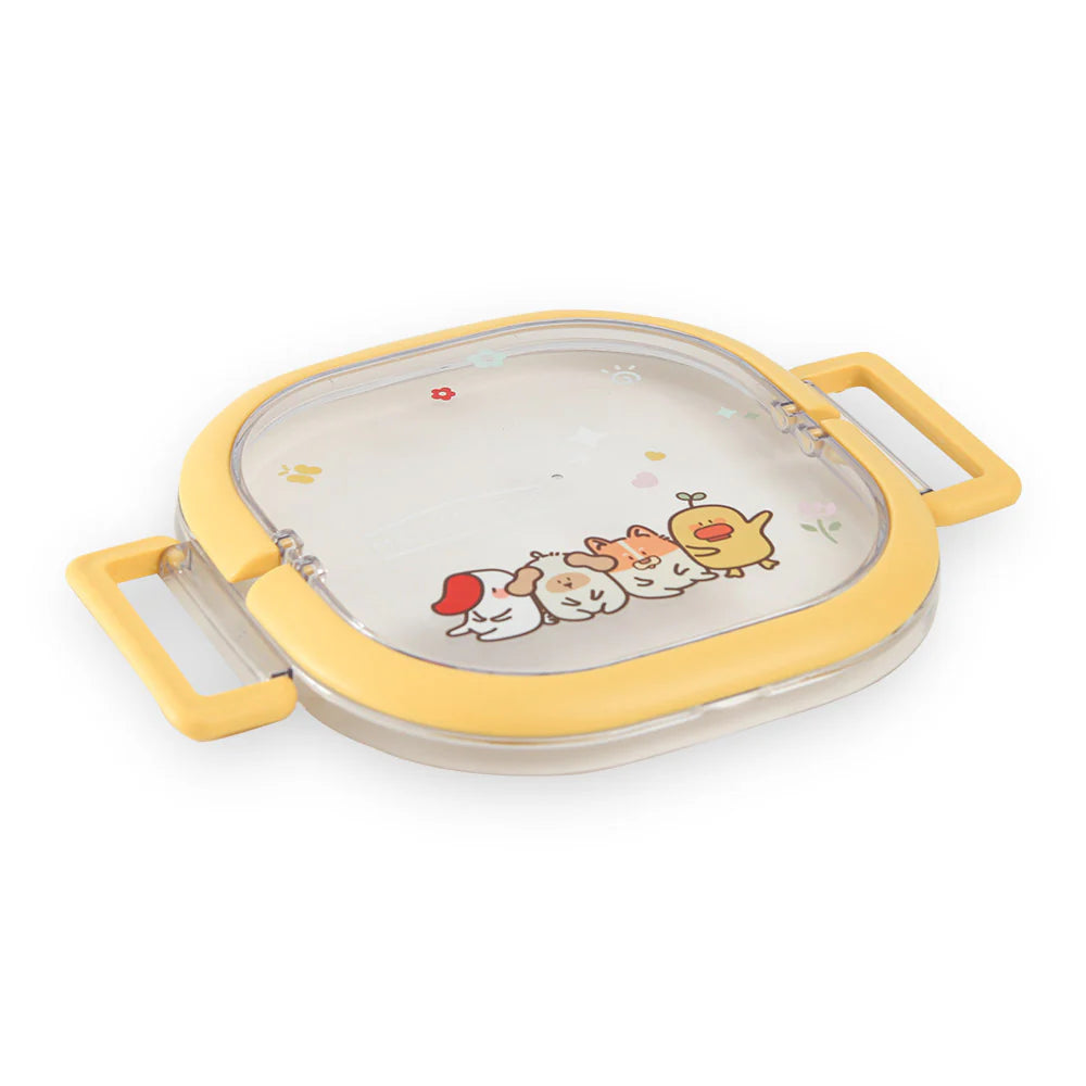 Homeatic Friends Stainless Steel Green 700 ML Lunch Box with Cutlery at Zubaidas Online Pakistan