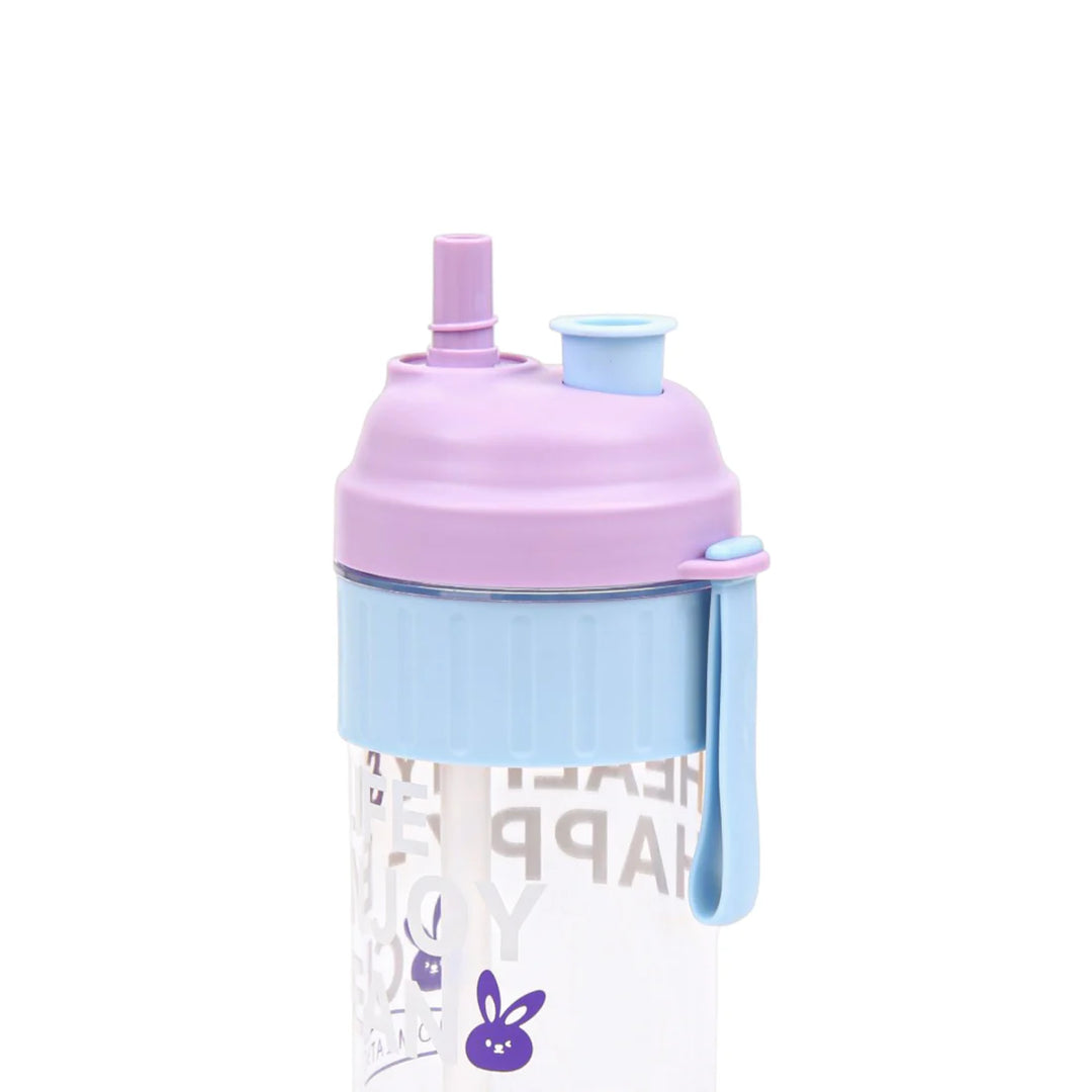 Homeatic Happy Bunny Blue Water Bottle with Straw 850ML at Zubaidas Official Pakistan