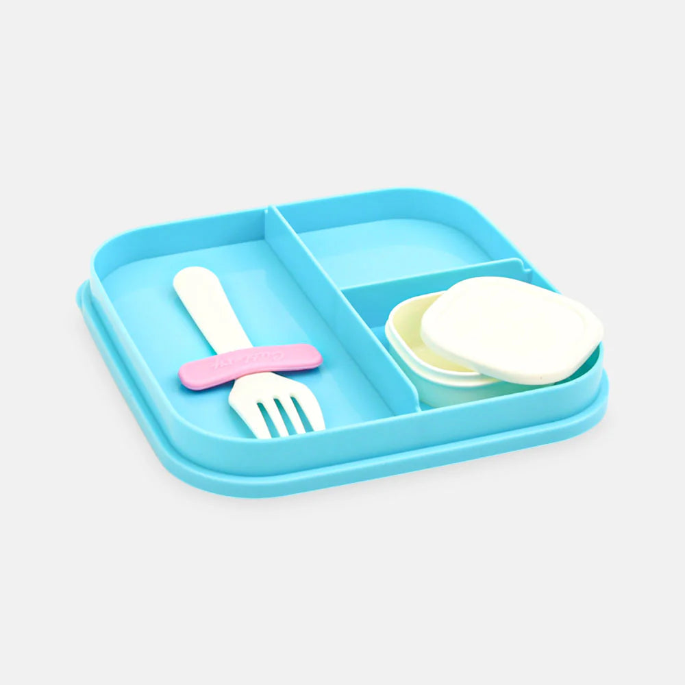 Homeatic Healthy Bento Plastic Pink 1.5 Ltr Lunch Box with Cutlery at Zubaidas Online Pakistan
