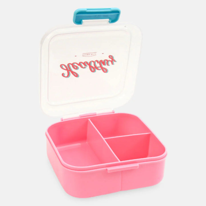 Homeatic Healthy Bento Plastic Pink 1.5 Ltr Lunch Box with Cutlery at Zubaidas Best Online Baby and Kids Store in Pakistan