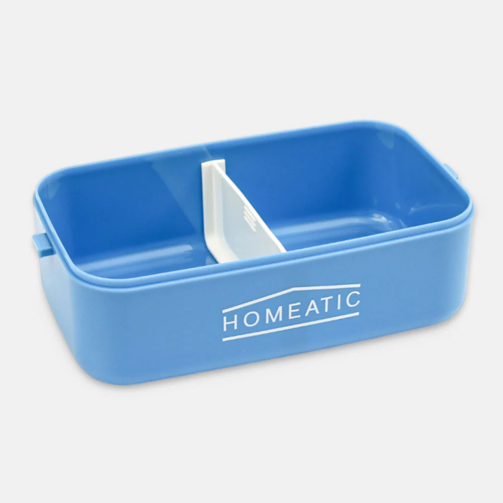 Homeatic Kawai Friends Blue Plastic 1 Ltr Lunch Box with Cutlery at Zubaidas Best Online Baby and Kids Store in Pakistan