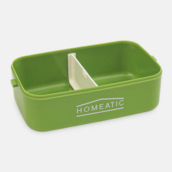 Homeatic Kawai Friends Green Plastic 1 Ltr Lunch Box with Cutlery at Zubaidas Best Online Baby and Kids Store in Pakistan