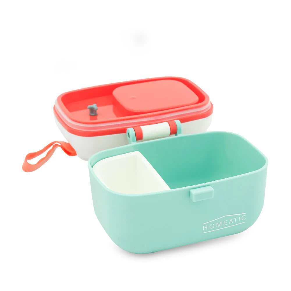 Homeatic Kids Snack Container Blue 450 ml Lunch Box at Zubaidas Online Pakistan