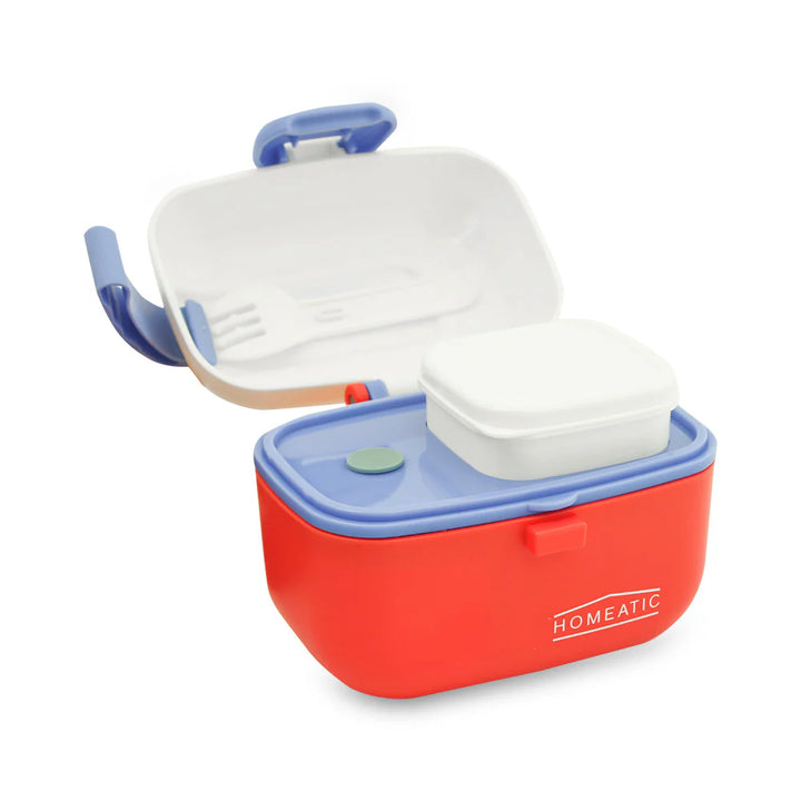 Homeatic Kids Snack Container Red 450 ml Lunch Box at Zubaidas Official Pakistan