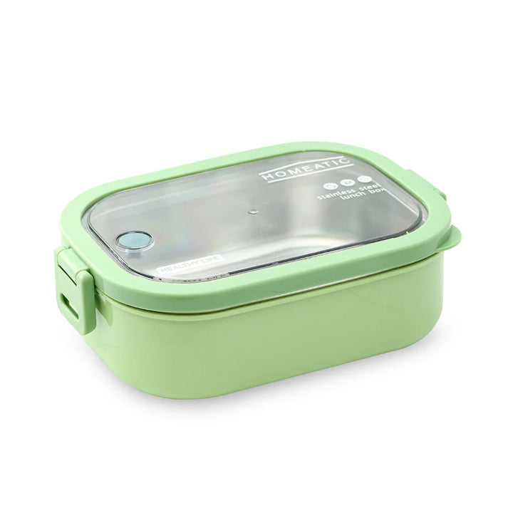 Homeatic Large Bento Stainless Steel Green 1300 ML Lunch Box at Zubaidas