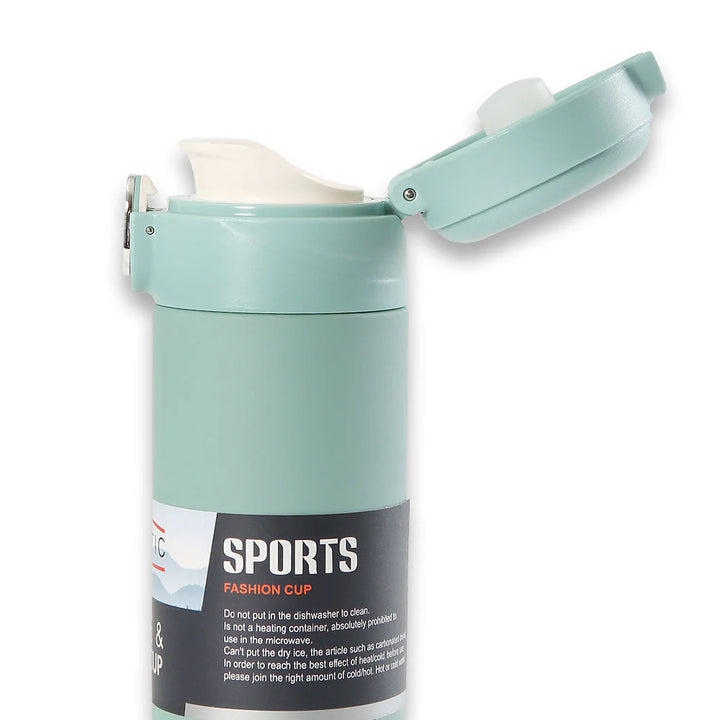 Homeatic Leisure and Sports Vacuum Flask 400ML Green Steel Water Bottle at Zubaidas Official Pakistan