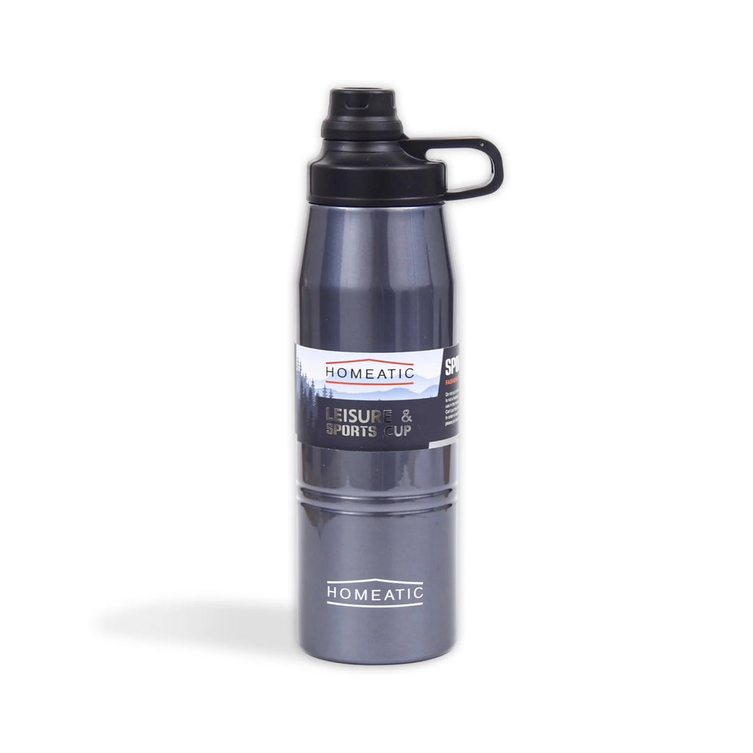 Homeatic Leisure and Sports Vacuum Flask 900ML Blue Steel Water Bottle at Zubaidas