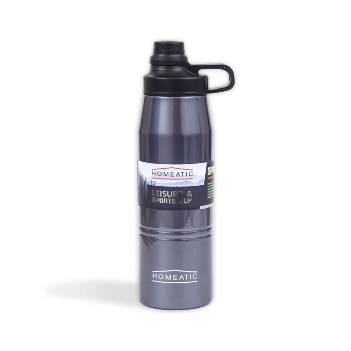Homeatic Leisure and Sports Vacuum Flask 900ML Blue Steel Water Bottle at Zubaidas