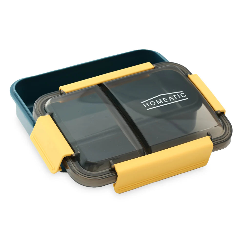 Homeatic Multi Compartment Stainless Steel Blue 750 ml Lunch Box at Zubaidas Online Pakistan
