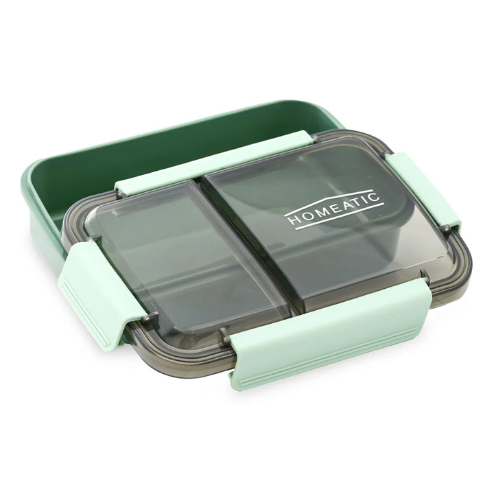 Homeatic Multi Compartment Stainless Steel Green 750 ml Lunch Box at Zubaidas Online Pakistan