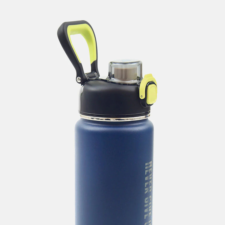 Homeatic Never Give Up Vacuum Flask 750ML Blue Steel Water Bottle at Zubaidas Official Pakistan
