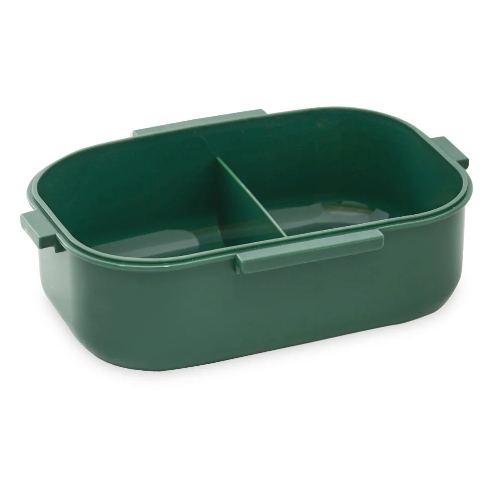 Homeatic Plastic Green 1100 ML Lunch Box with Cutlery at Zubaidas Best Online Baby and Kids Store in Pakistan