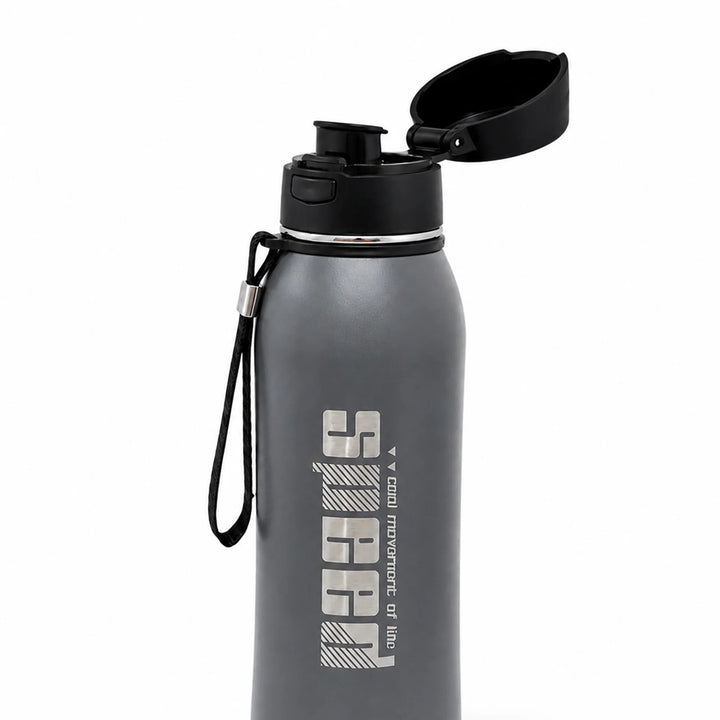 Homeatic Speed Vacuum Flask 800ML Grey Steel Water Bottle at Zubaidas Official Pakistan