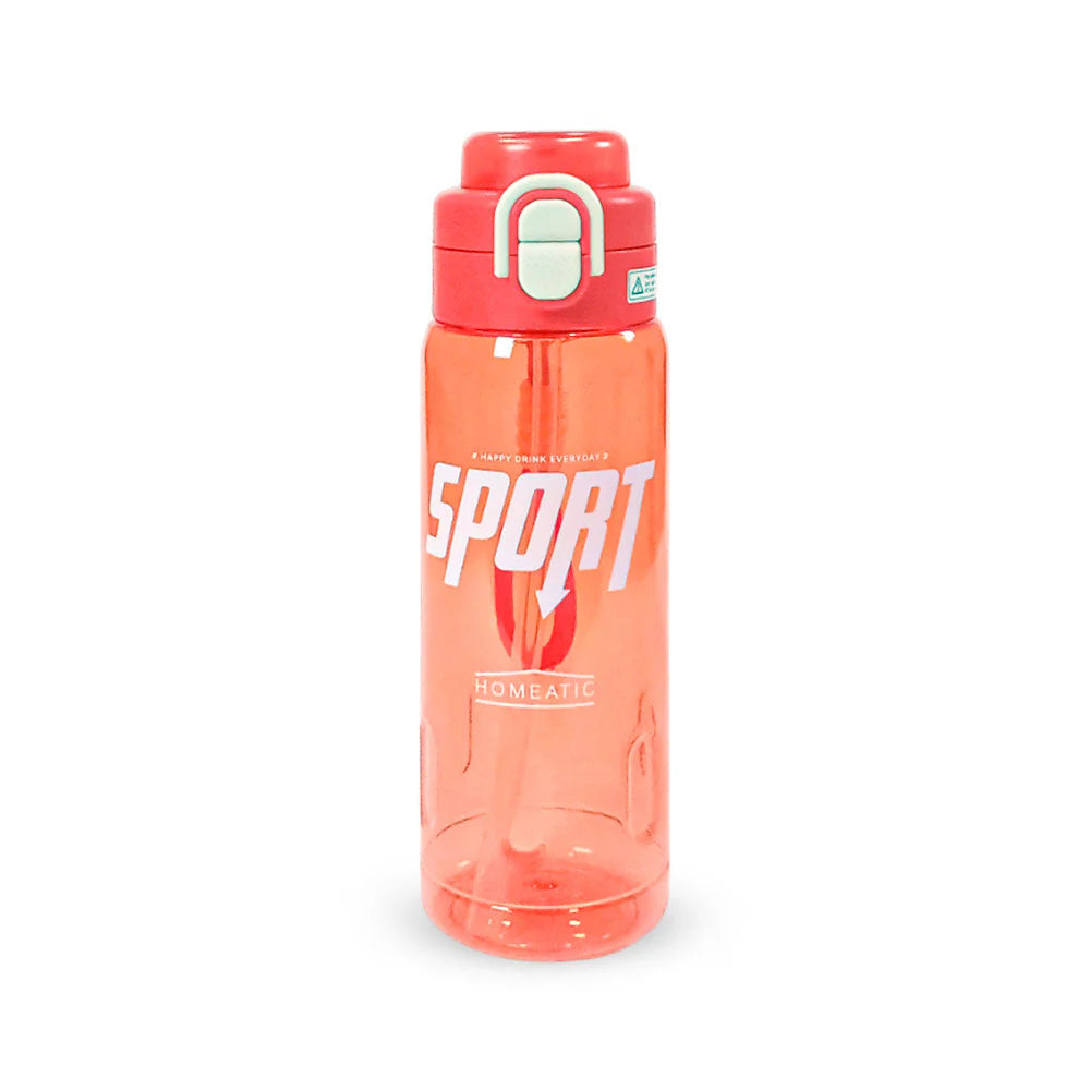 Homeatic Sport Hydration Bottle 750ML Orange Sports Water Bottle at Zubaidas